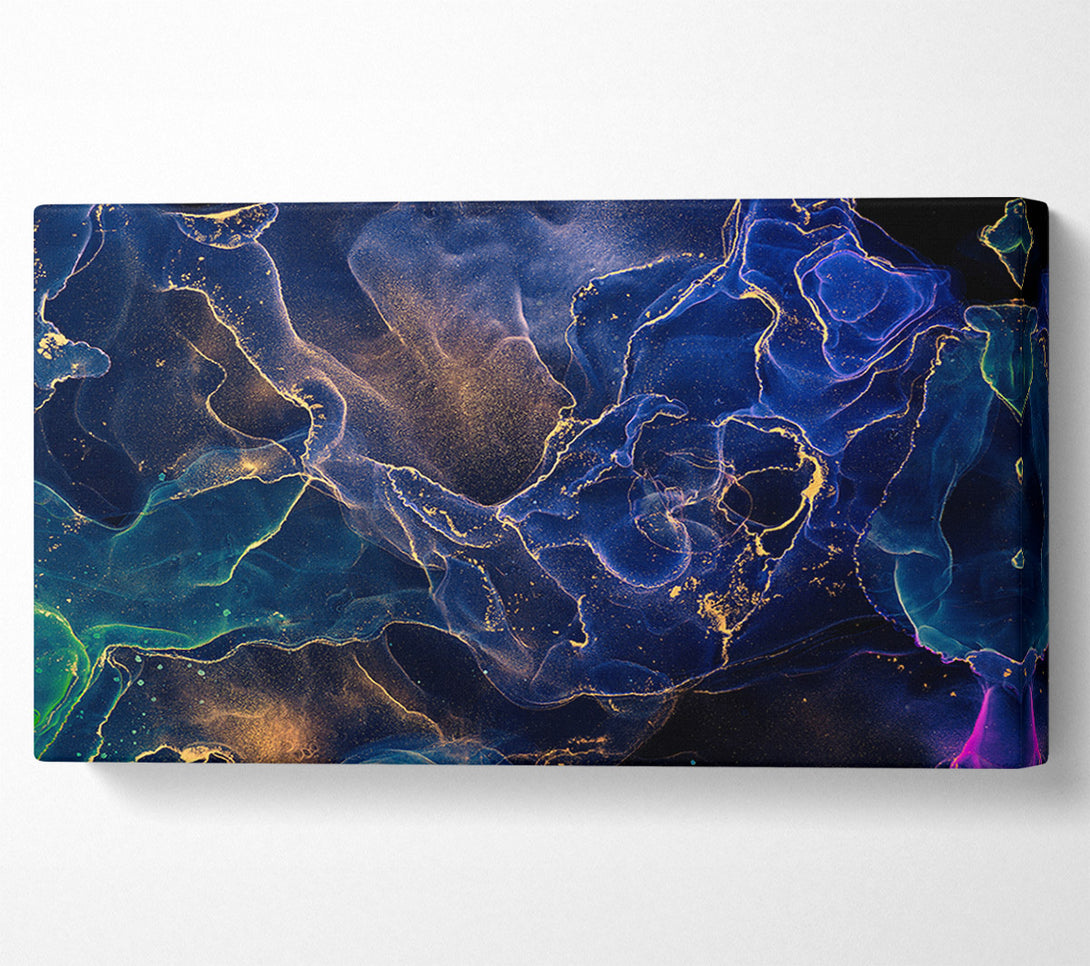  A Canvas Print of Deep Ocean World Glitter Canvas Print