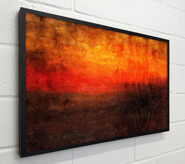 Orange Burns Black To Red