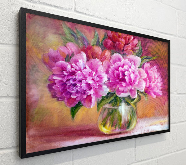 The Pink Blossom Vase Of Flowers Beauty