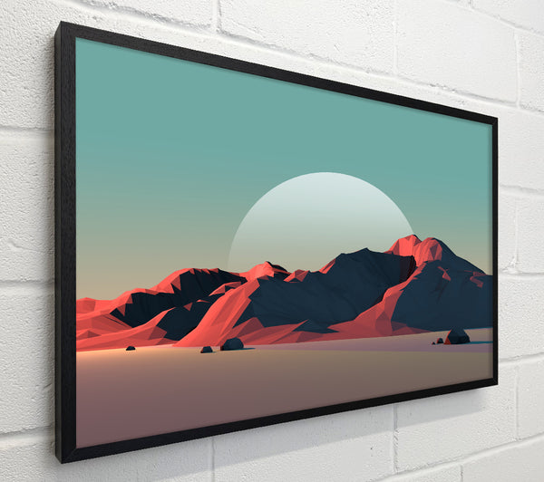 The Moon Over The Canyon