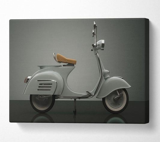 The Awesome Scooter Canvas Wall Art
