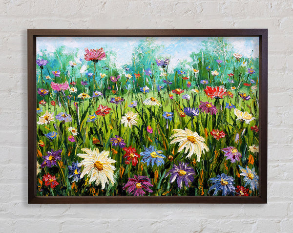 Schöne Frühlingsblumen Kunst