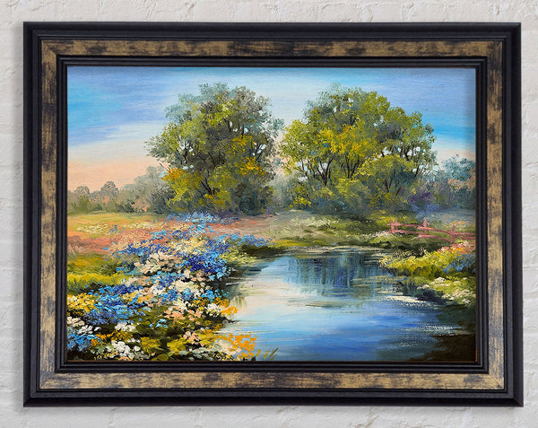 The Little River Trail Framed Print