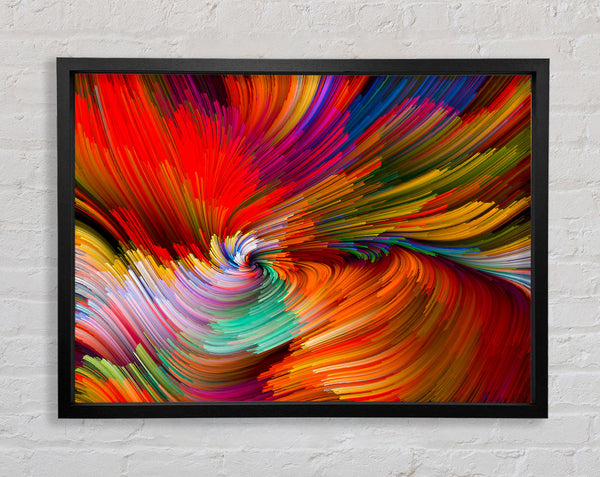 The Lines Are Close Framed Print