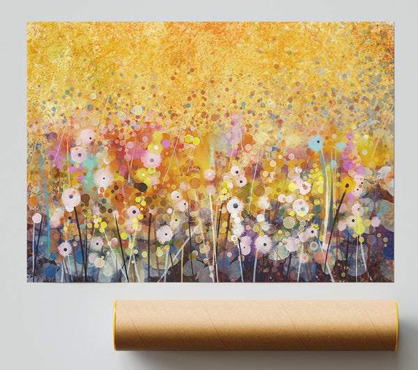 Dainty Flowers Field Giclee Print