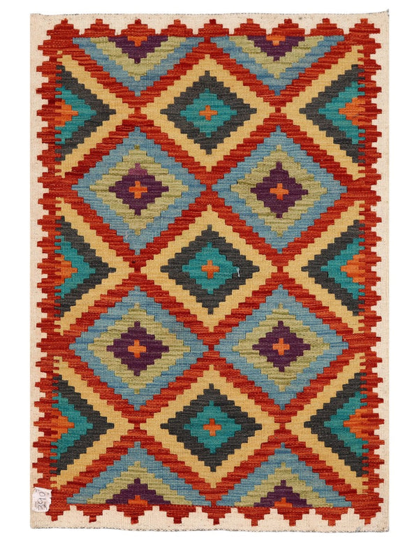Maimana Afghanistan Kilim Rug - 125 x 85 cm