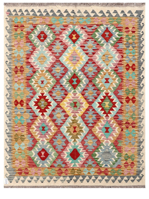 Maimana Afghanistan Kilim Rug - 202 x153 cm