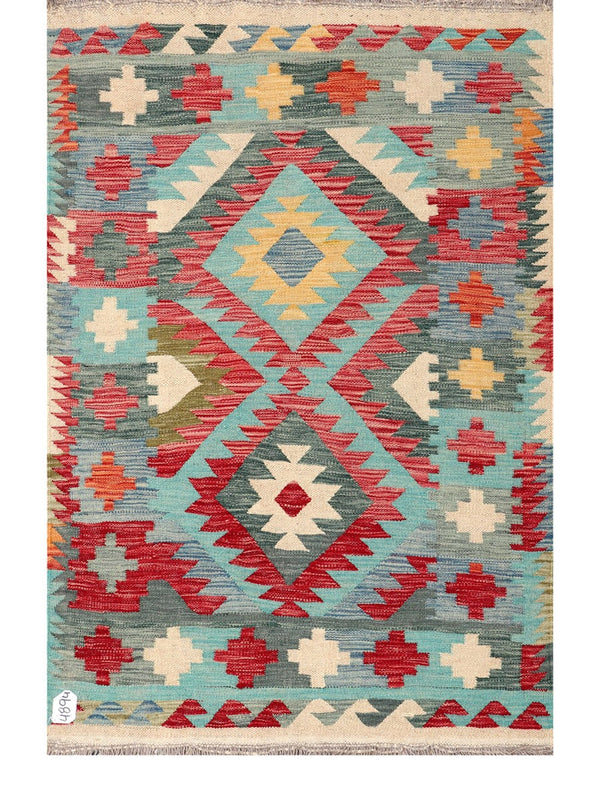 Maimana Afghanistan Kilim Rug - 150 x100 cm