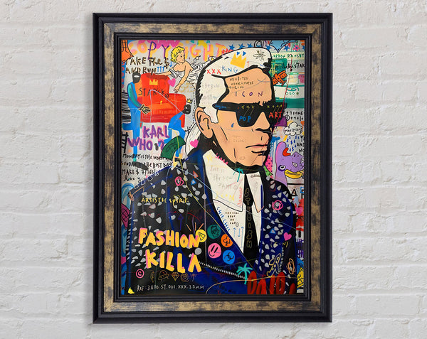 Fashion Killa Framed Print