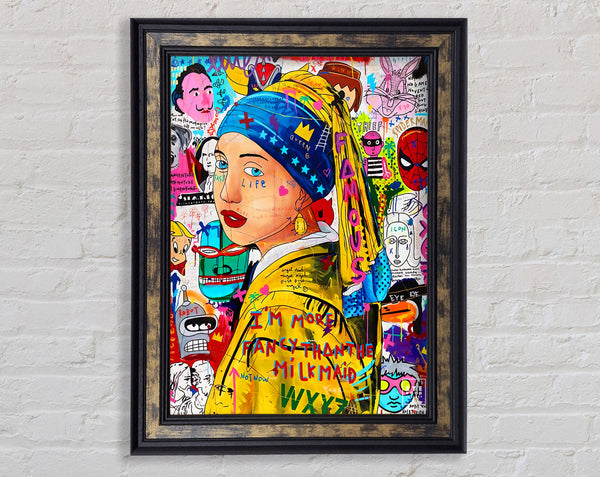 Girl With A Pearl Earring Framed Print