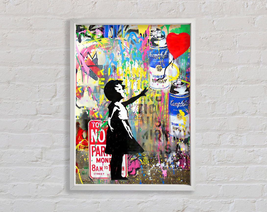 Banksy Balloon Girl WallartDirect