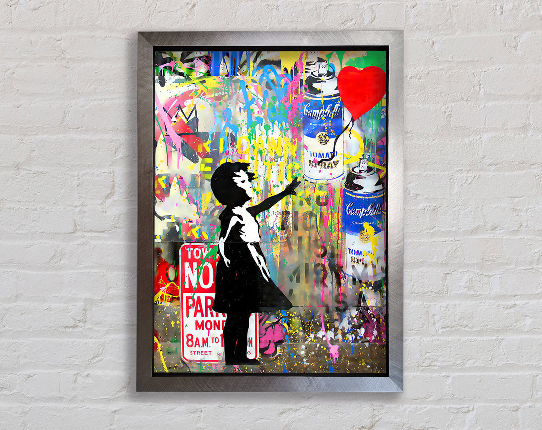 Banksy Balloon Girl WallartDirect