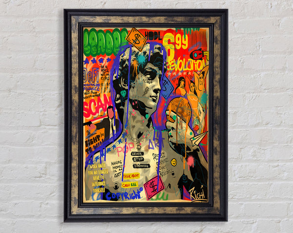 Greek Statue Framed Print