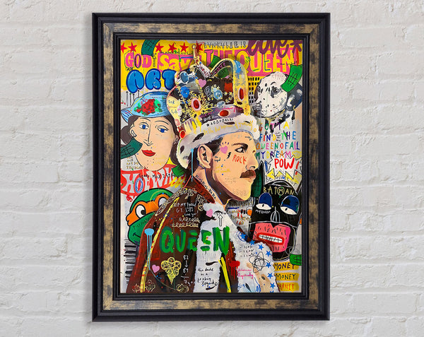 Freddie Mercury Framed Print