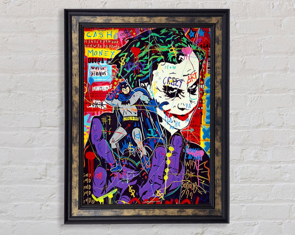 No Joke Framed Print