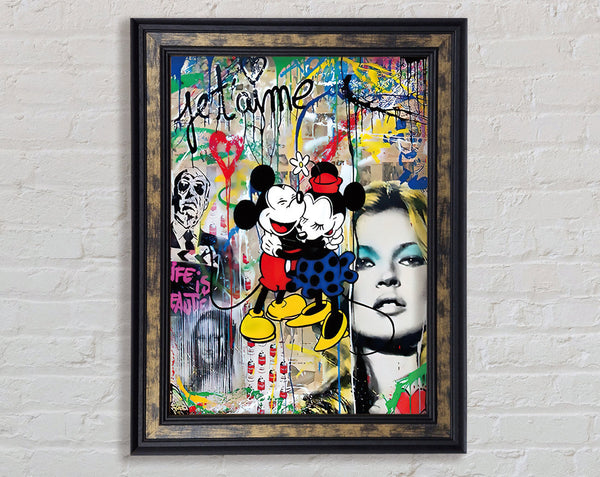 Mice Love Framed Print