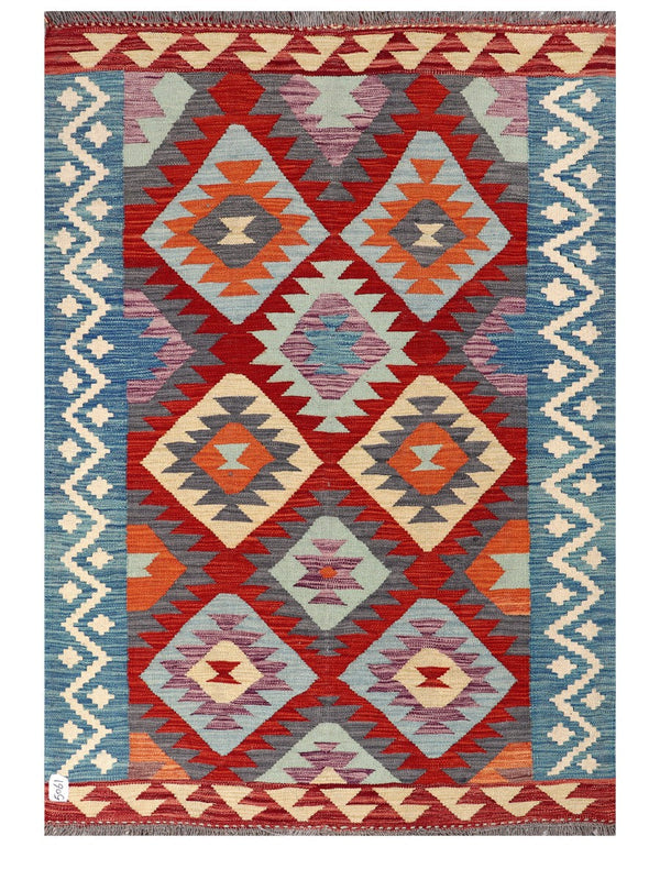 Maimana Afghanistan Kilim Rug - 179 x124 cm
