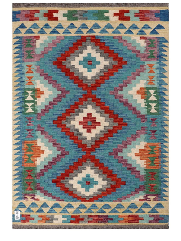 Maimana Afghanistan Kilim Rug - 177 x119 cm