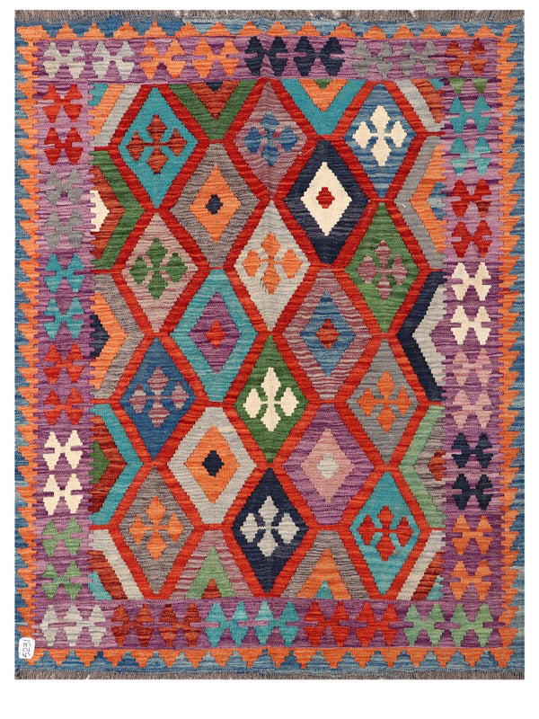 Maimana Afghanistan Kilim Rug - 200 x147 cm