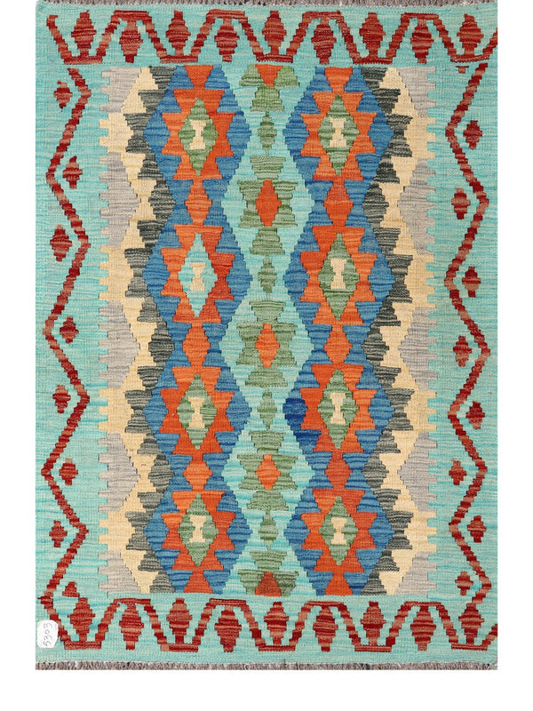 Maimana Afghanistan Kilim Rug - 150 x103 cm