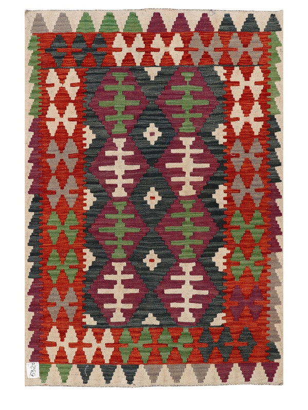 Maimana Afghanistan Kilim Rug - 149 x98 cm