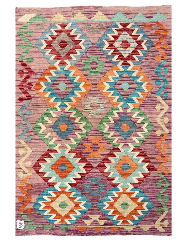 Maimana Afghanistan Kilim Rug - 156 x97 cm