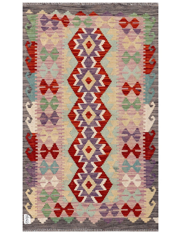 Maimana Afghanistan Kilim Rug - 158 x94 cm
