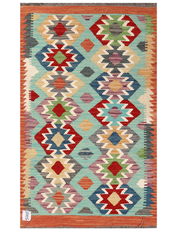 Maimana Afghanistan Kilim Rug - 128 x 78 cm