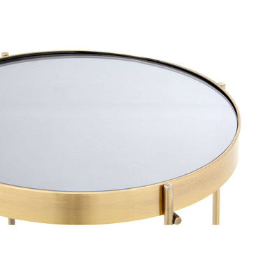 Allure Black Mirror Tall Side Table