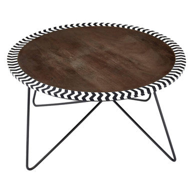 Artisan Acacia Wood Coffee Table.