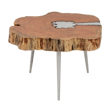 Almora Acacia Wood Log Coffee Table