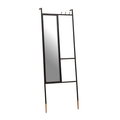 Nirav Black Iron Mirror