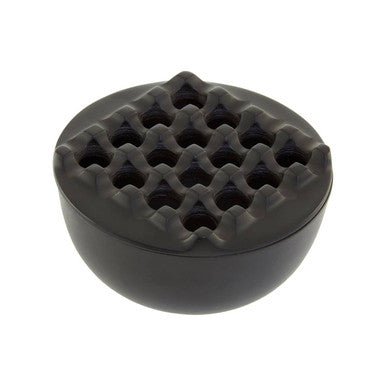 Churchill Black Nickel Finish Ashtray