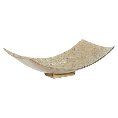 Akola Gold Textured Decorative Metal Dish