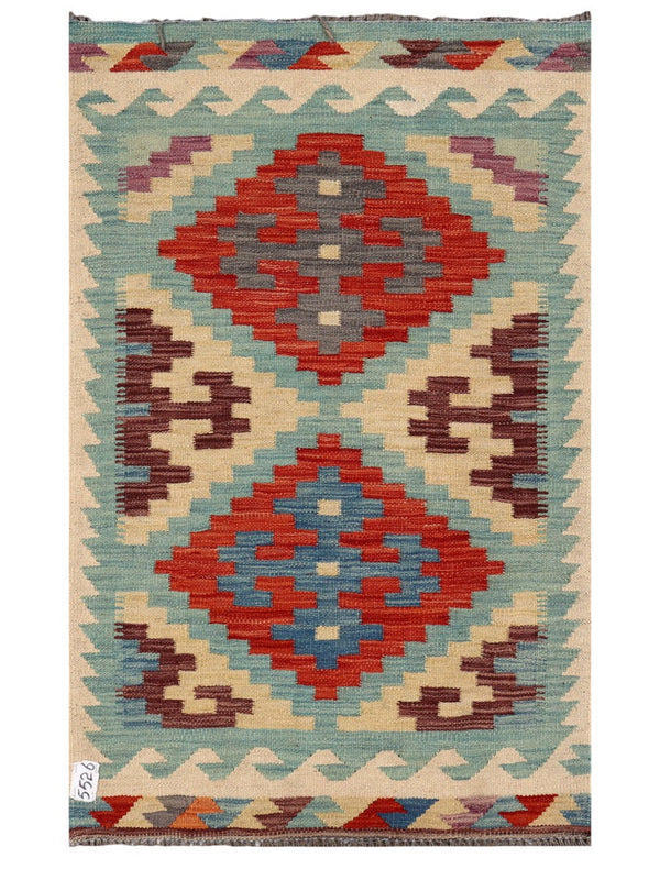 Maimana Afghanistan Kilim Rug - 120 x 75 cm