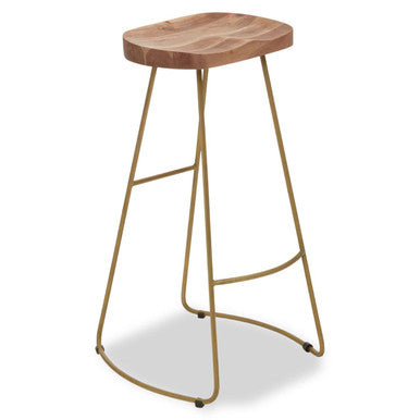 Nandri Acacia Wood Bar Stool