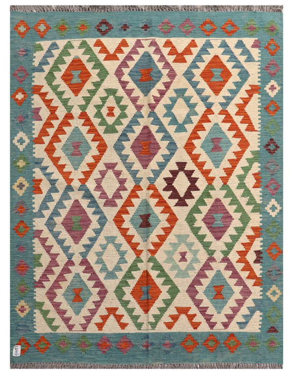 Maimana Afghanistan Kilim Rug - 200 x154 cm