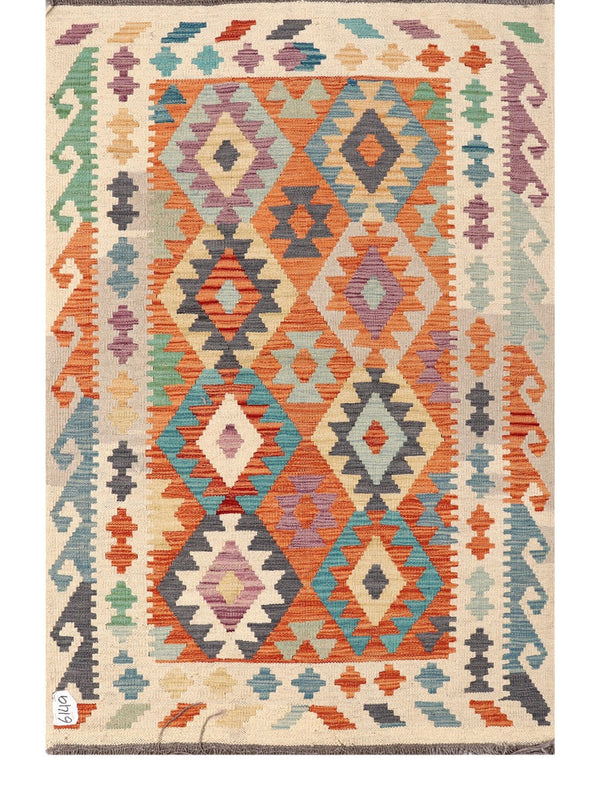 Maimana Afghanistan Kilim Rug - 149 x100 cm