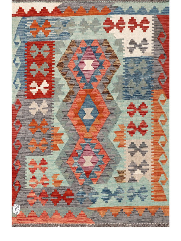 Maimana Afghanistan Kilim Rug - 145 x100 cm