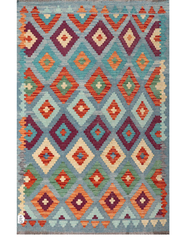 Maimana Afghanistan Kilim Rug - 156 x101 cm