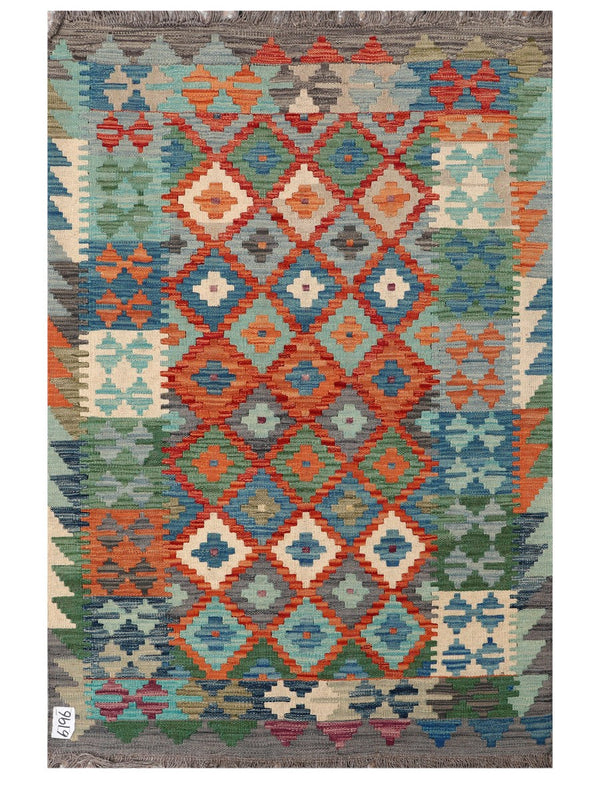 Maimana Afghanistan Kilim Rug - 151 x101 cm