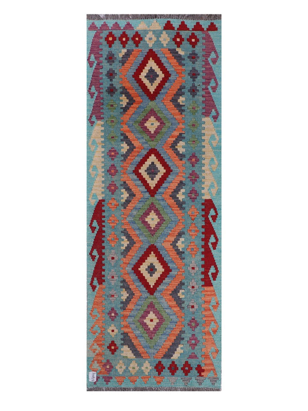 Maimana Afghanistan Kilim Runner - 240 x 86 cm