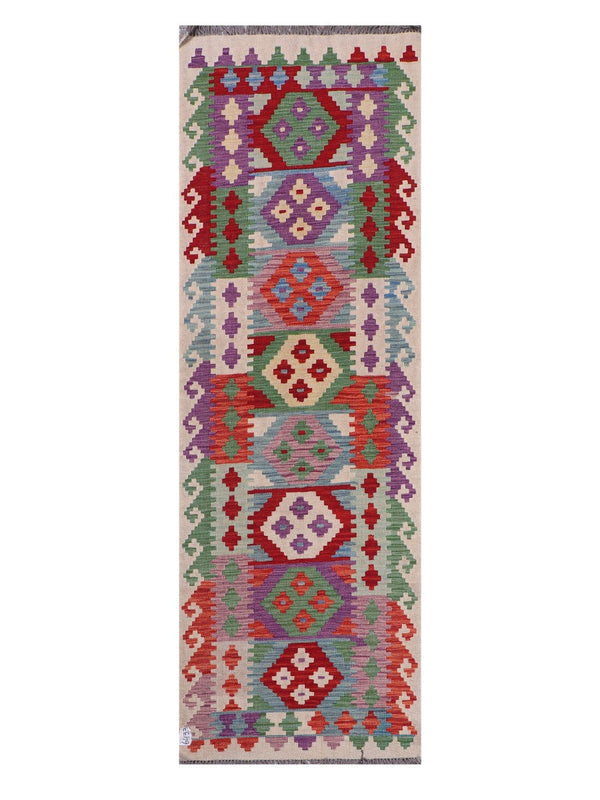 Maimana Afghanistan Kilim Runner - 247 x 81 cm