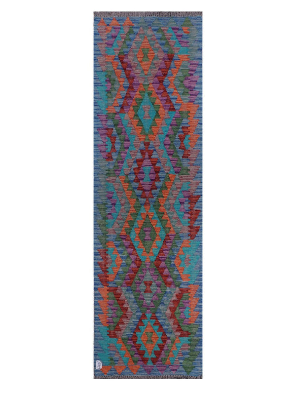 Maimana Afghanistan Kilim Runner - 242 x 72 cm