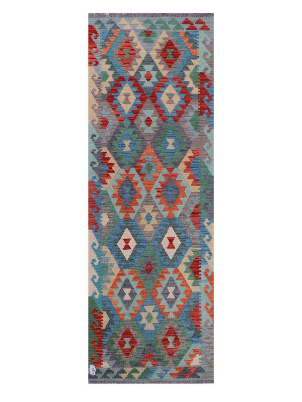 Maimana Afghanistan Kilim Runner - 248 x 84 cm