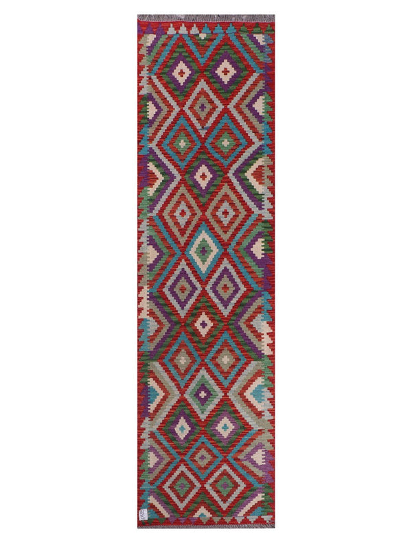 Maimana Afghanistan Kilim Runner - 291 x 78 cm