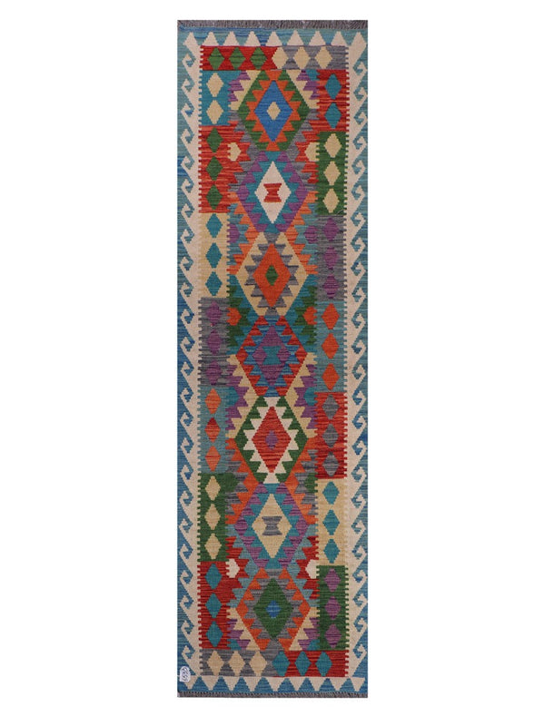 Maimana Afghanistan Kilim Runner - 295 x 83 cm