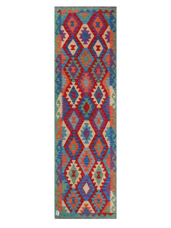 Maimana Afghanistan Kilim Runner - 287 x 84 cm