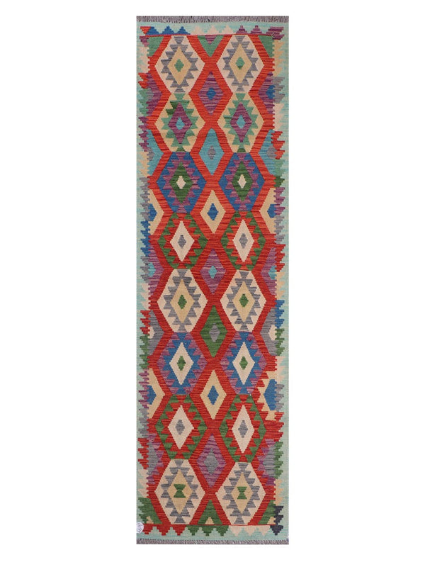 Maimana Afghanistan Kilim Runner - 291 x 84 cm