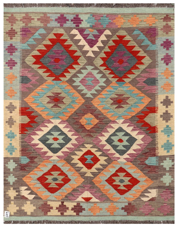 Maimana Afghanistan Kilim Rug - 195 x151 cm